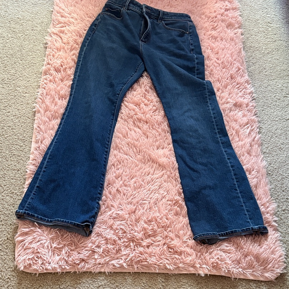 Ann Taylor Dark Blue Flare Jeans